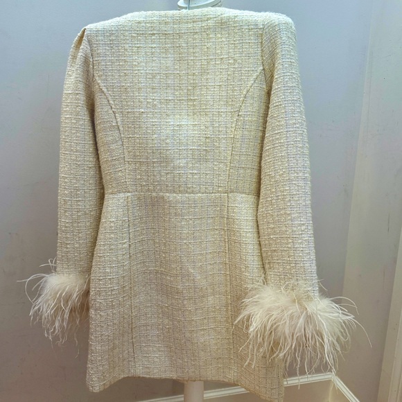 Line & Dot Kinzie Mini Dress in Ivory, size S - Picture 4 of 11